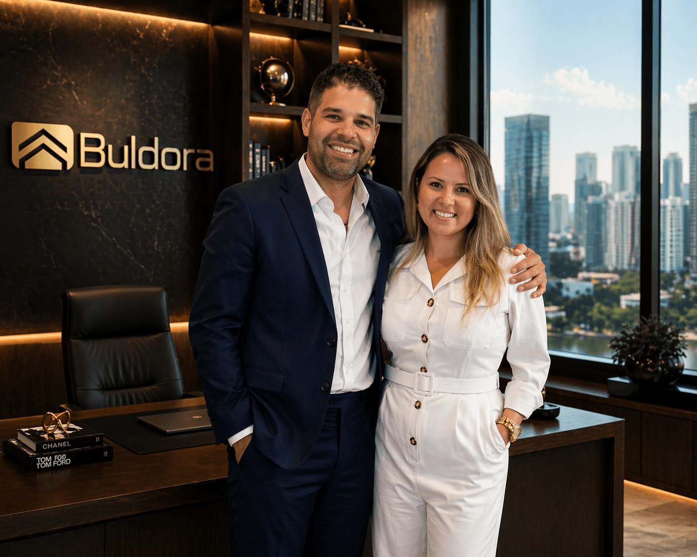 Raphaela Rolim and Anthony Banks, Founders of Buldora Invest